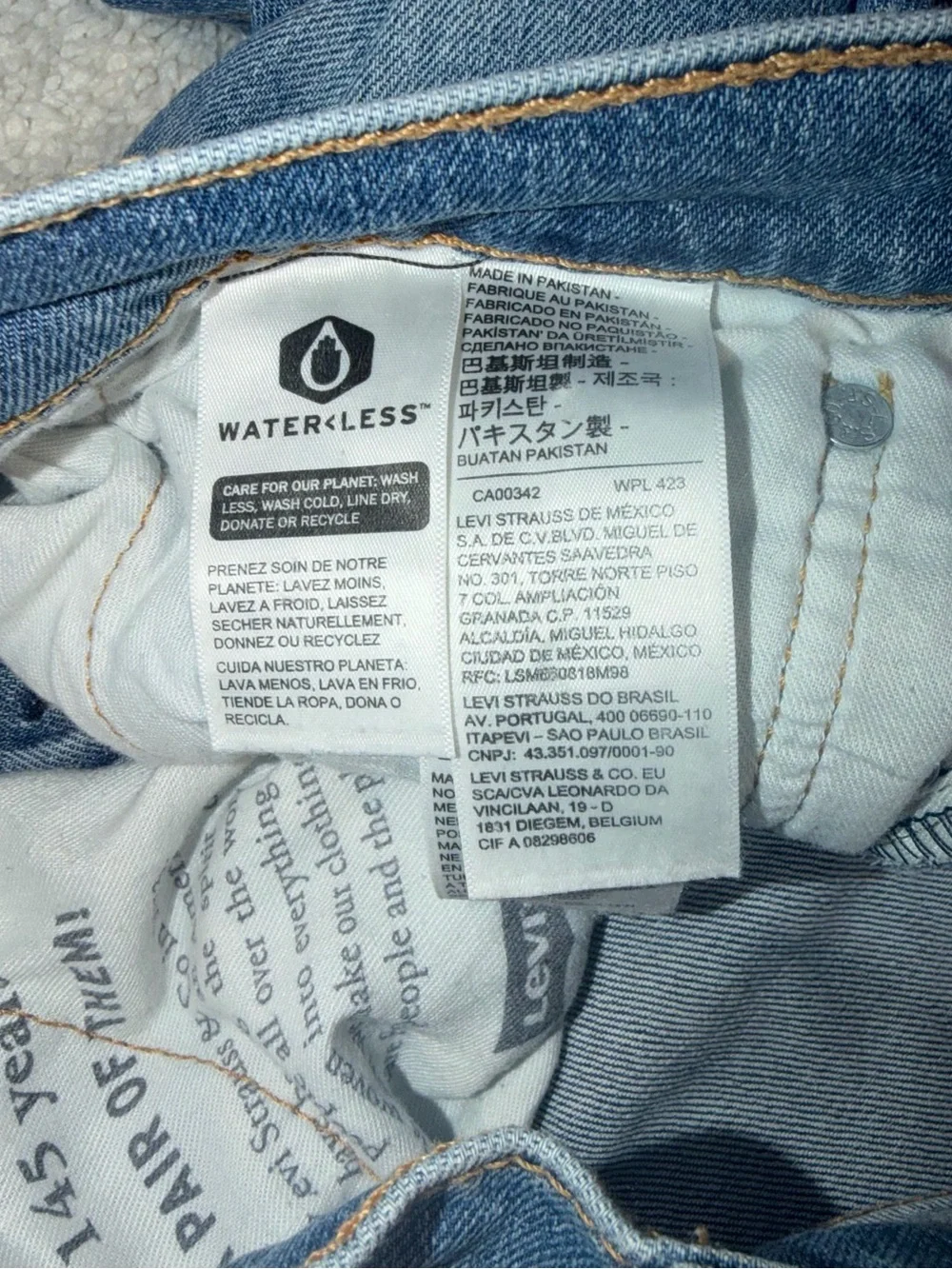 Levi's Men's Light Blue Skinny taper Jeans 28 x 32